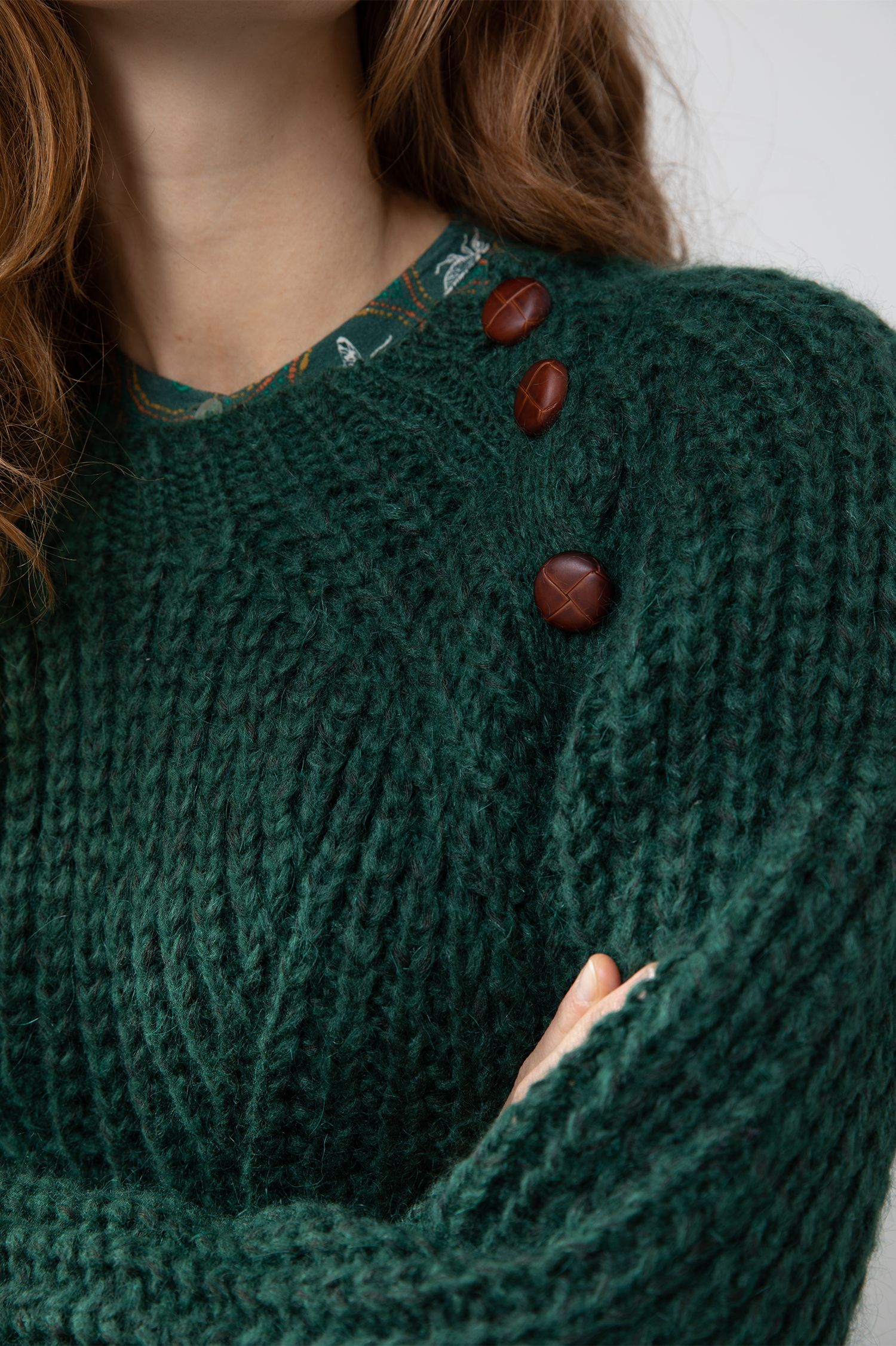 Truien en vesten in de kleur groen | Sissy Boy Minimum groene trui Mikala 0025 Dames | Sissy Boy