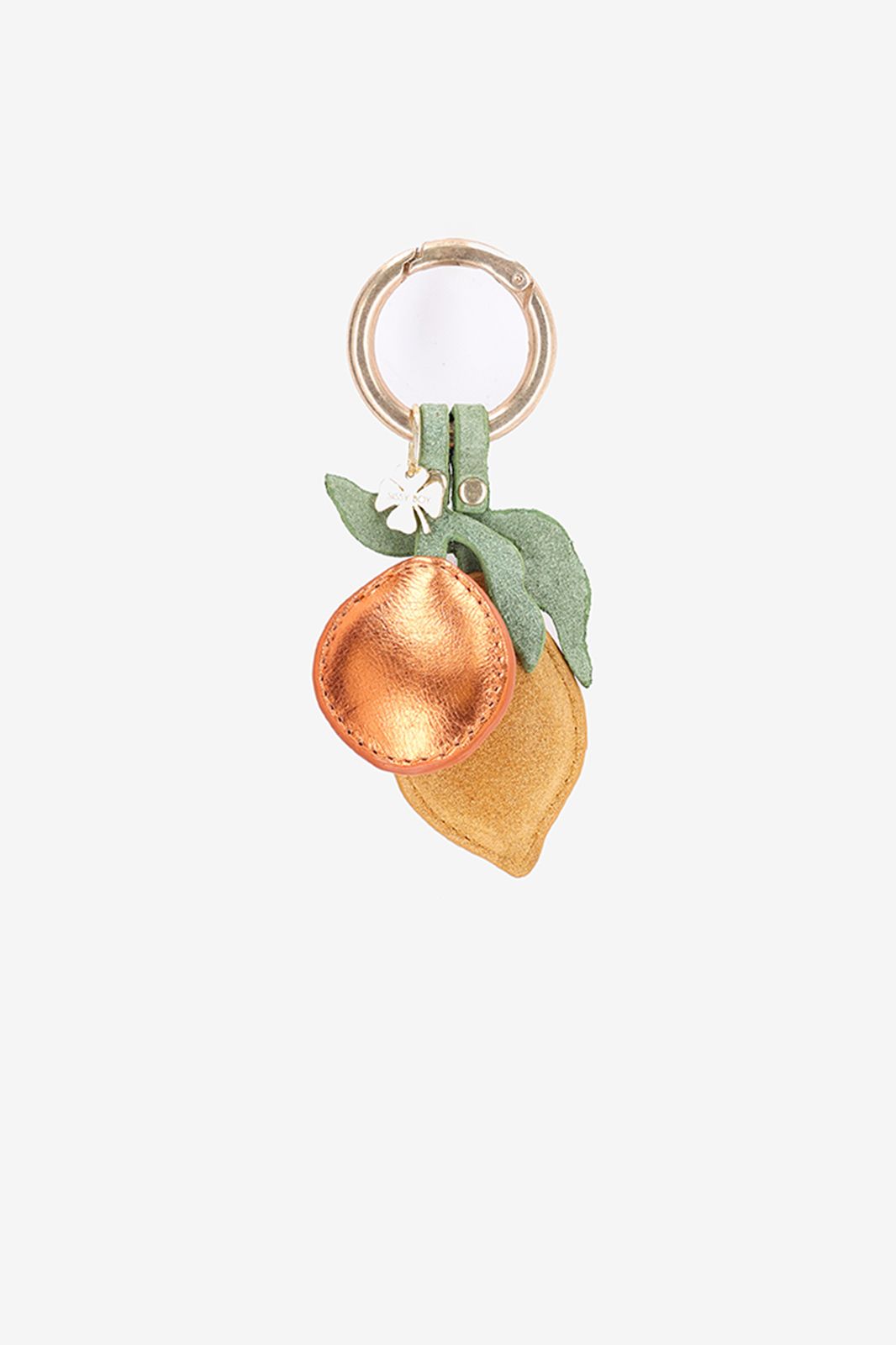 Charm de sac avec fruits - jaune