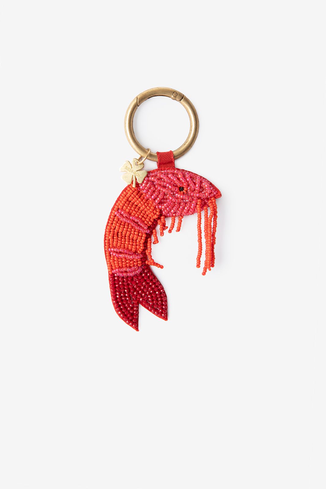 Taschen-Charm mit Garnele - rosa