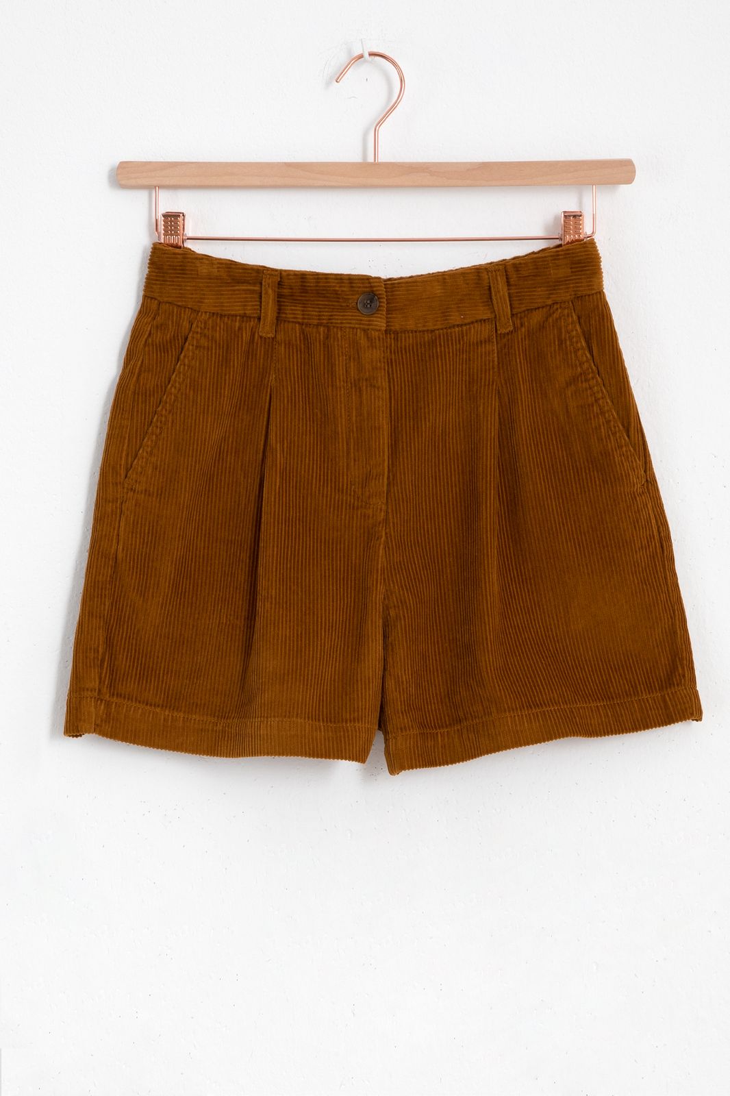 Bruine corduroy shorts - Dames | Sissy-Boy