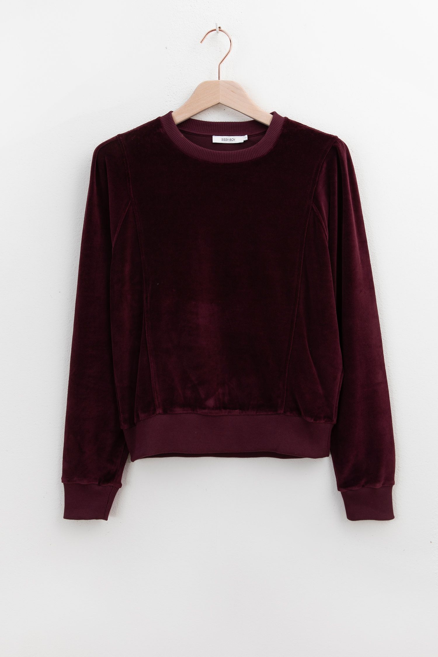 Velvet cheap sweater dames