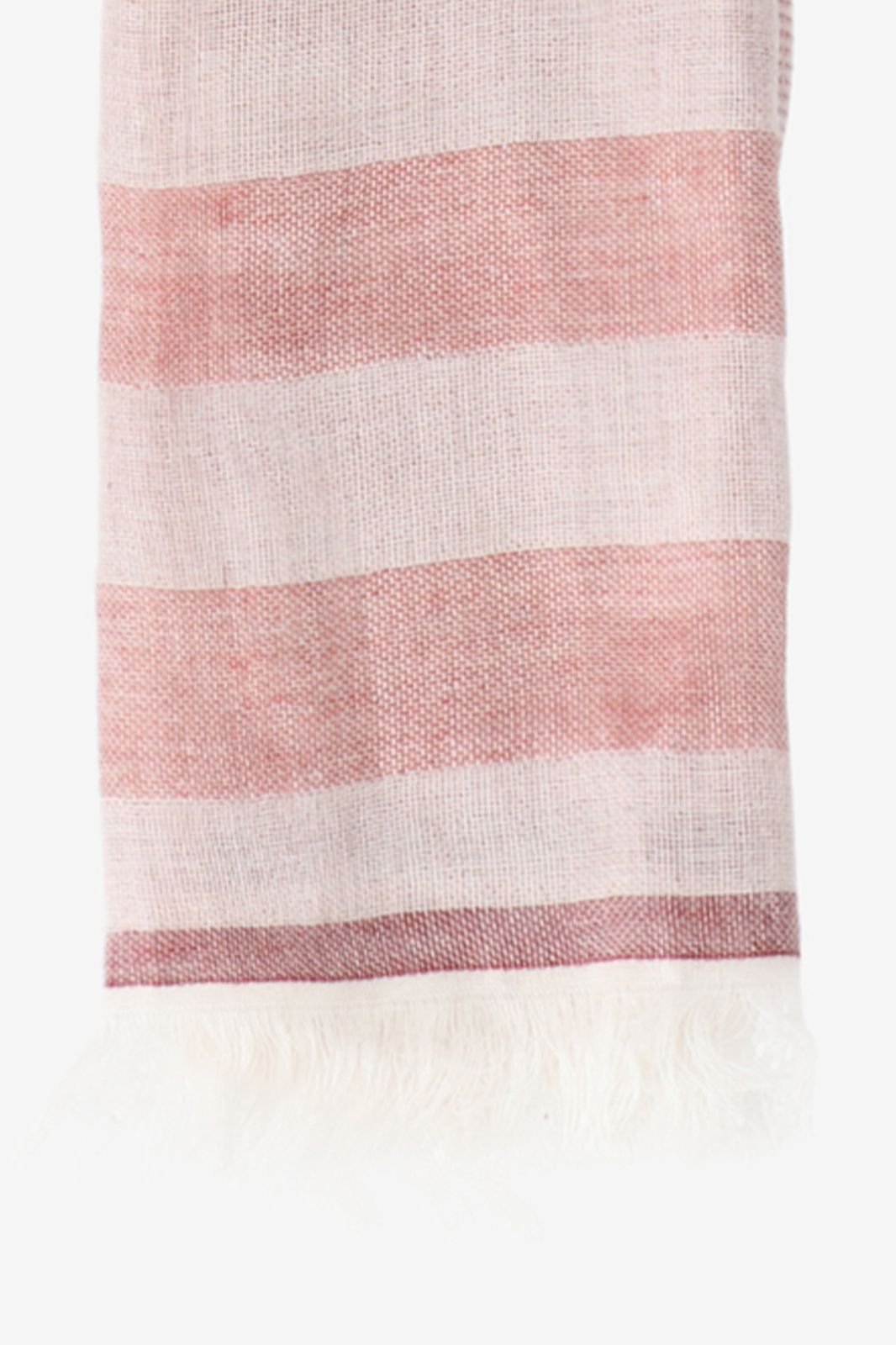 Roze jacquard geweven sjaal