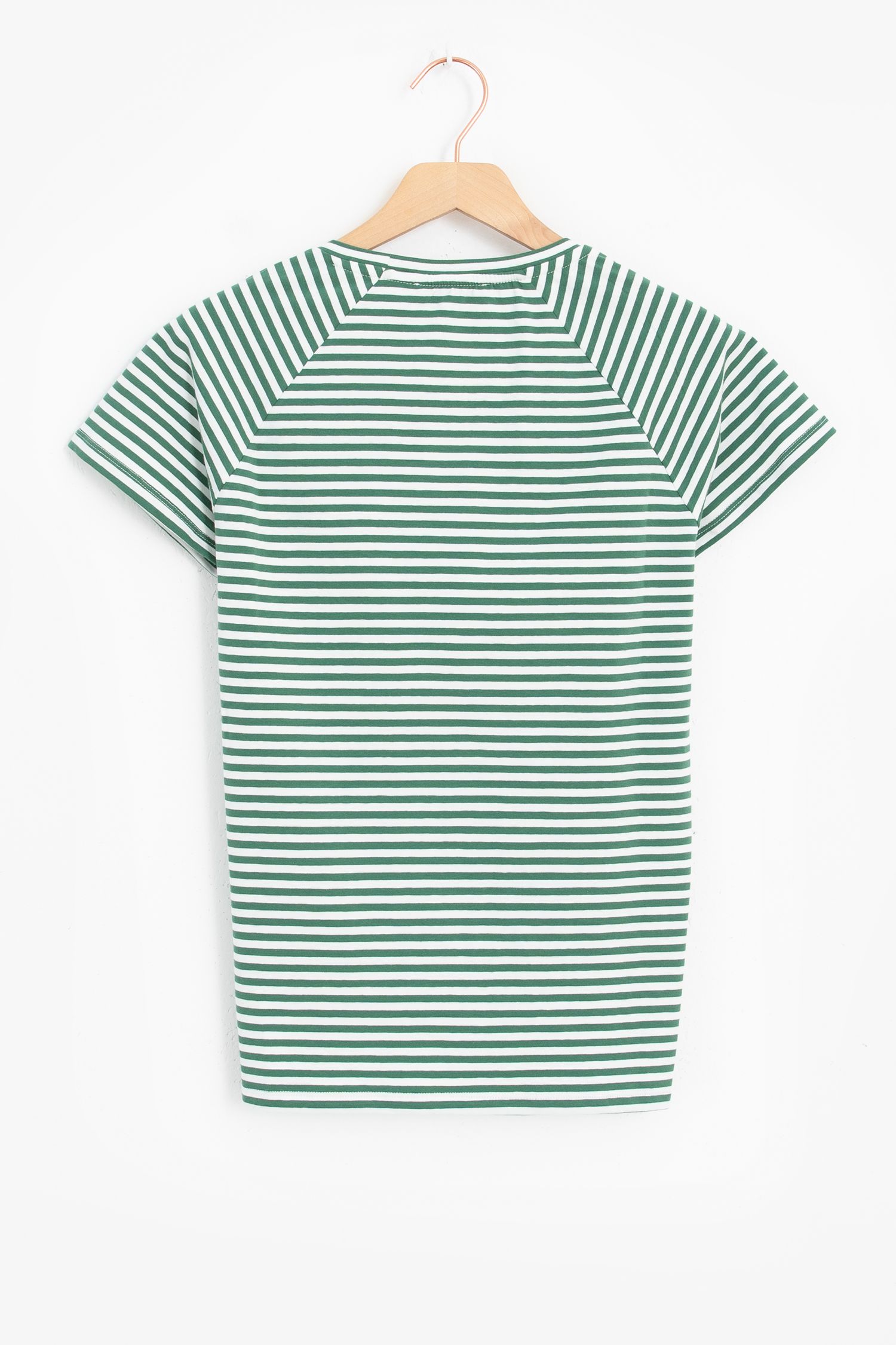 Groen gestreept shirt dames new arrivals