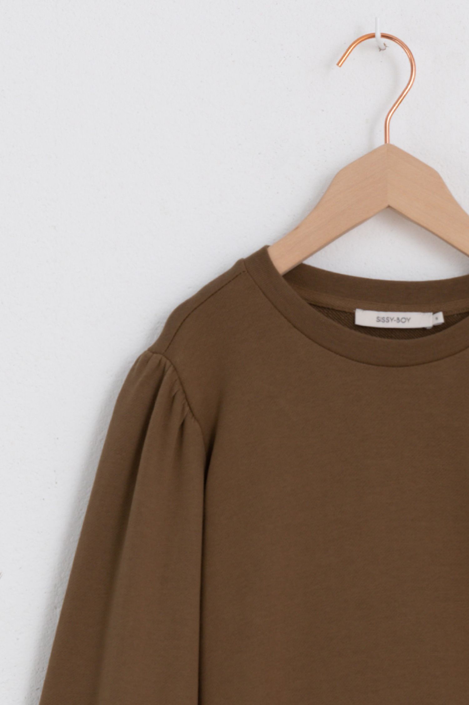 Khaki sweater online dames