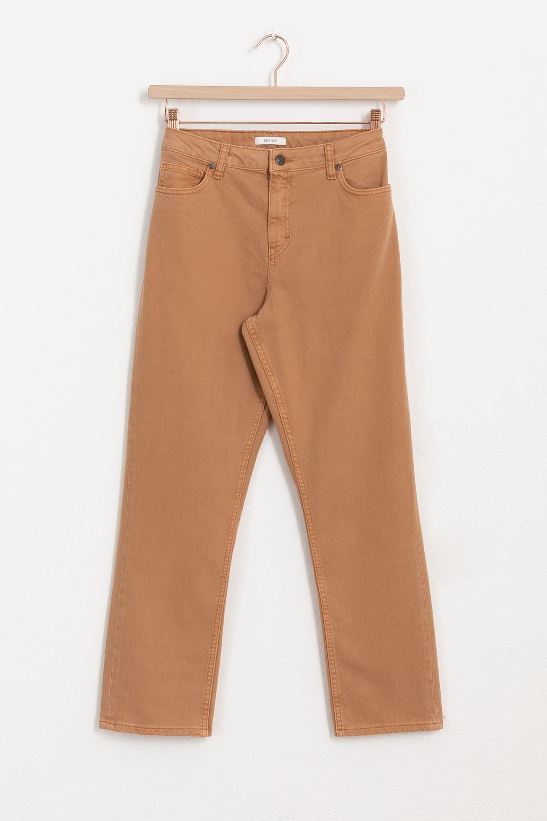 Boston brown mid waist cropped jeans - Dames | Sissy-Boy