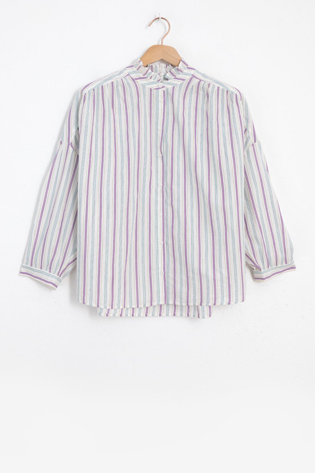 Multicolour gestreepte blouse - Dames | Sissy-Boy