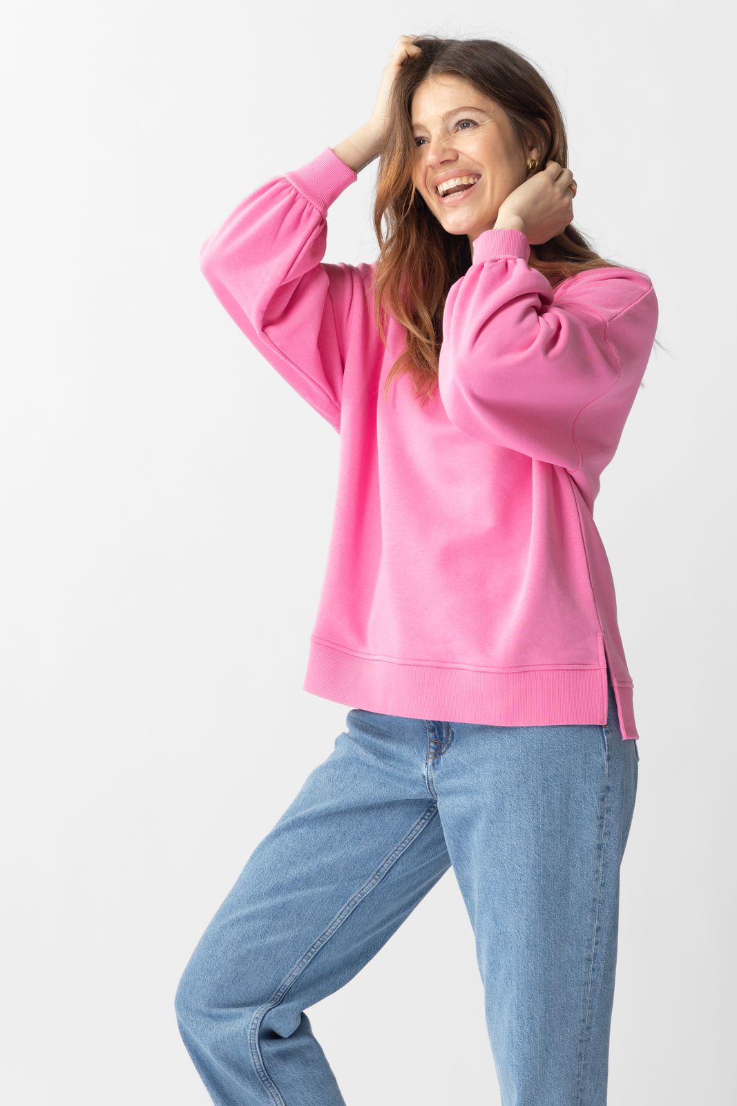 hebzuchtig Facet linnen Roze oversized trui - Dames | Sissy-Boy