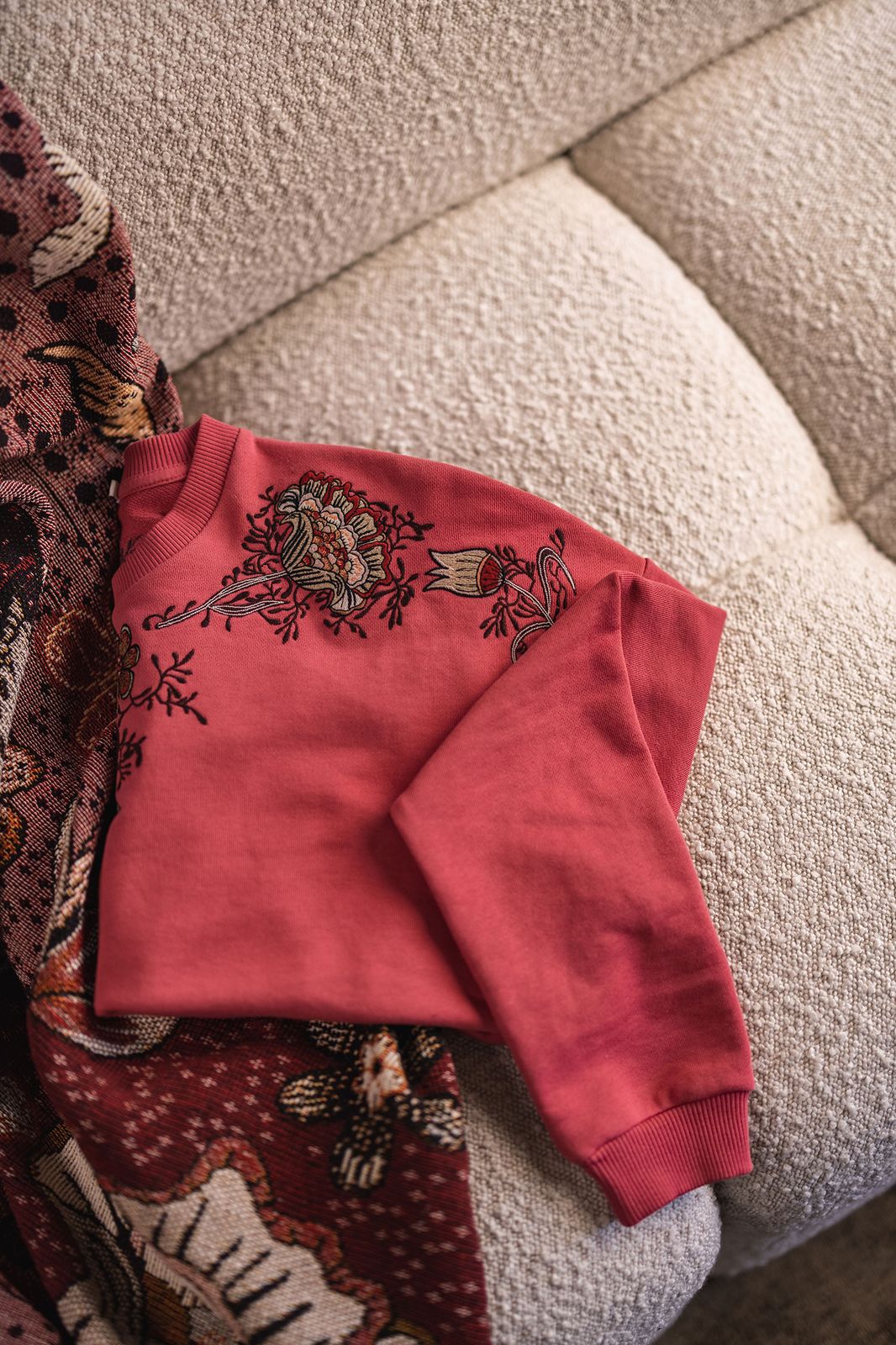 De Huismuts x Sissy-Boy roze sweater met embroidery - Dames | Sissy-Boy