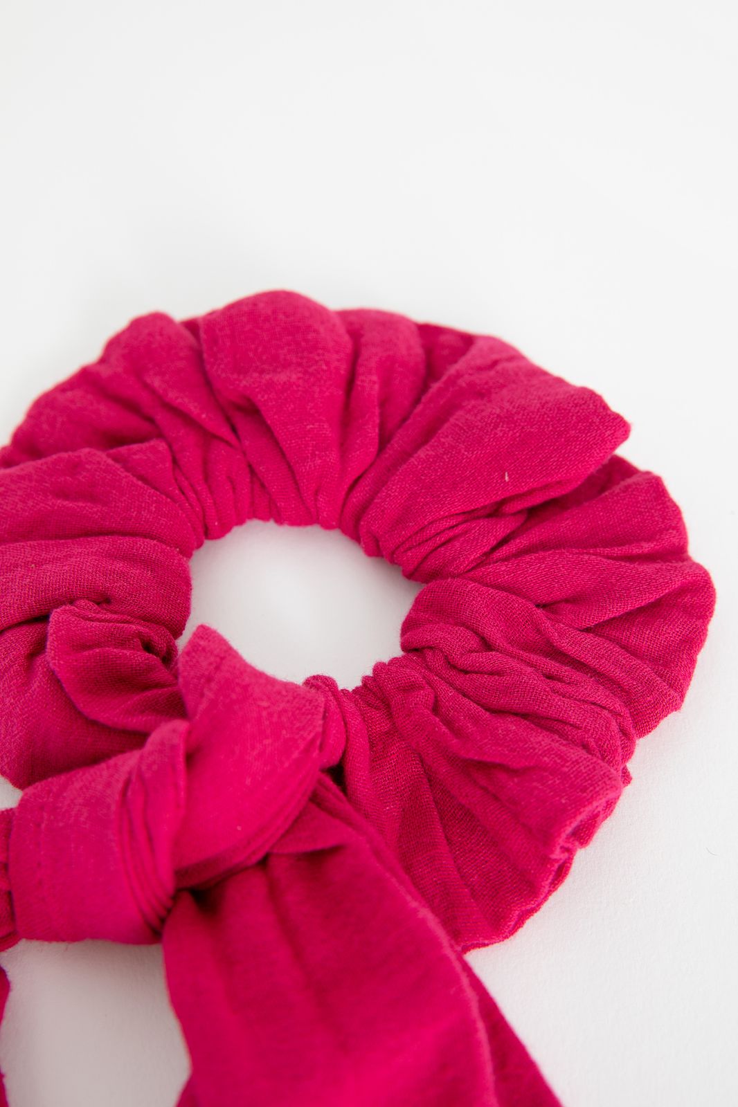 Roze scrunchie met sjaaltje - Dames | Sissy-Boy