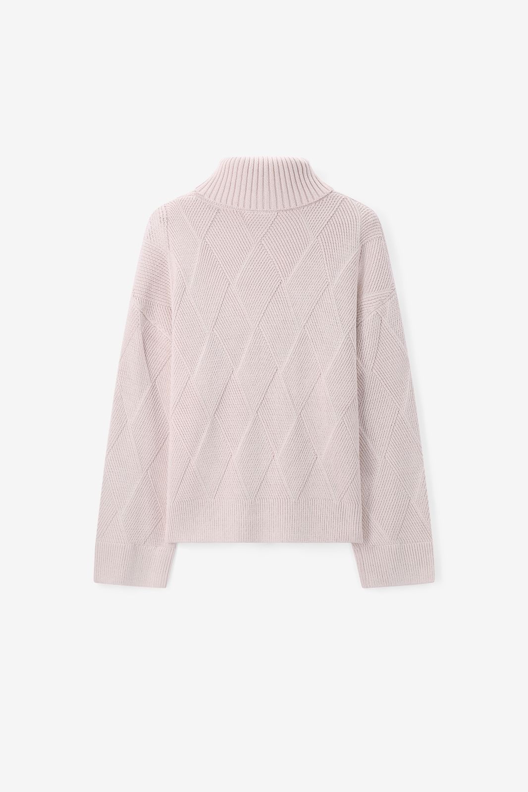 Witte gebreide trui met patroon Dames Sissy-Boy