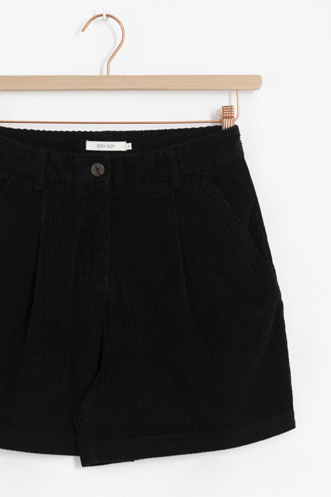 Gemakkelijk haalbaar dwaas Zwarte corduroy shorts - Dames | Sissy-Boy