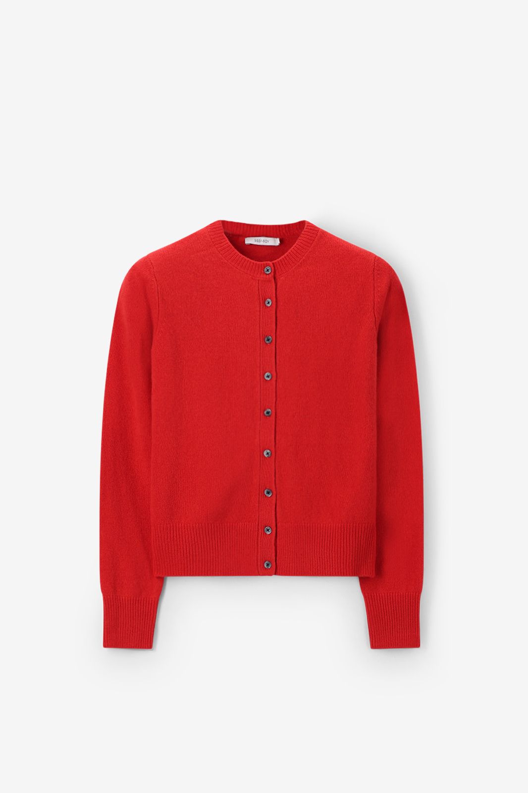 Gilet avec col V - rouge