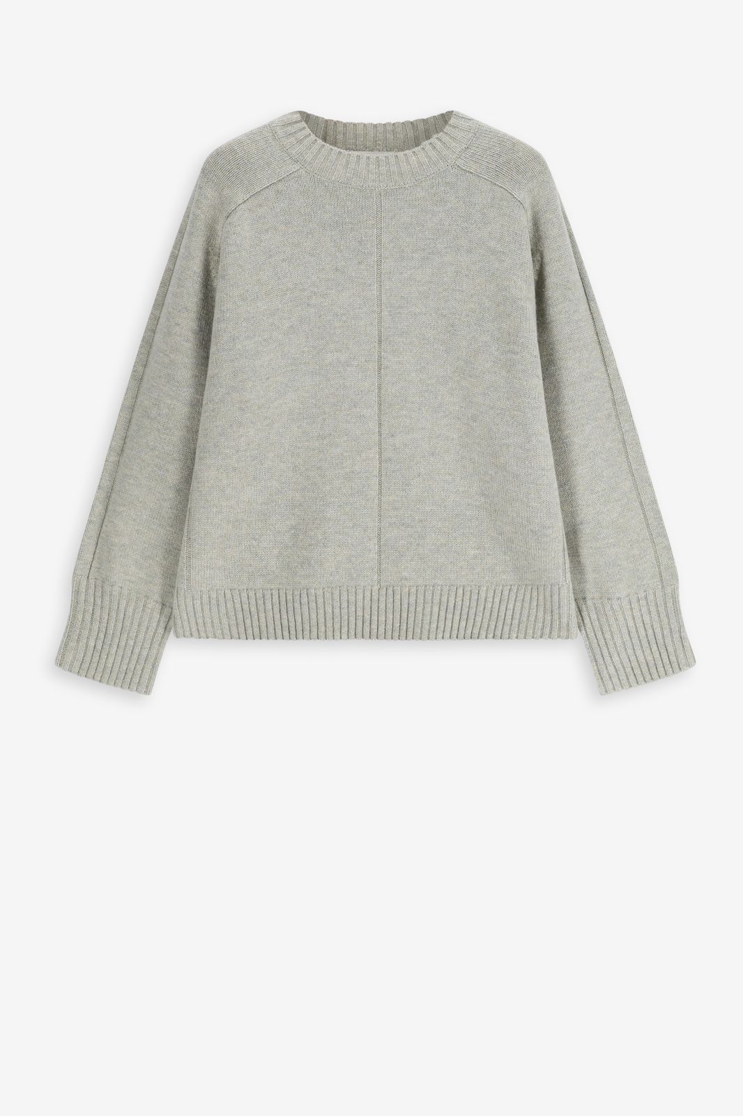 Pull avec fentes - vert clair