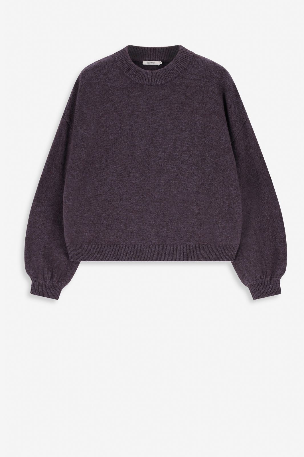 Pull en laine - violet foncé