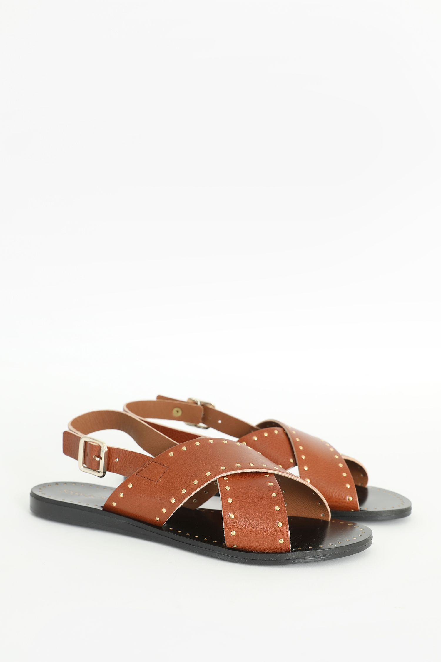 Sandalen bruin best sale leer dames