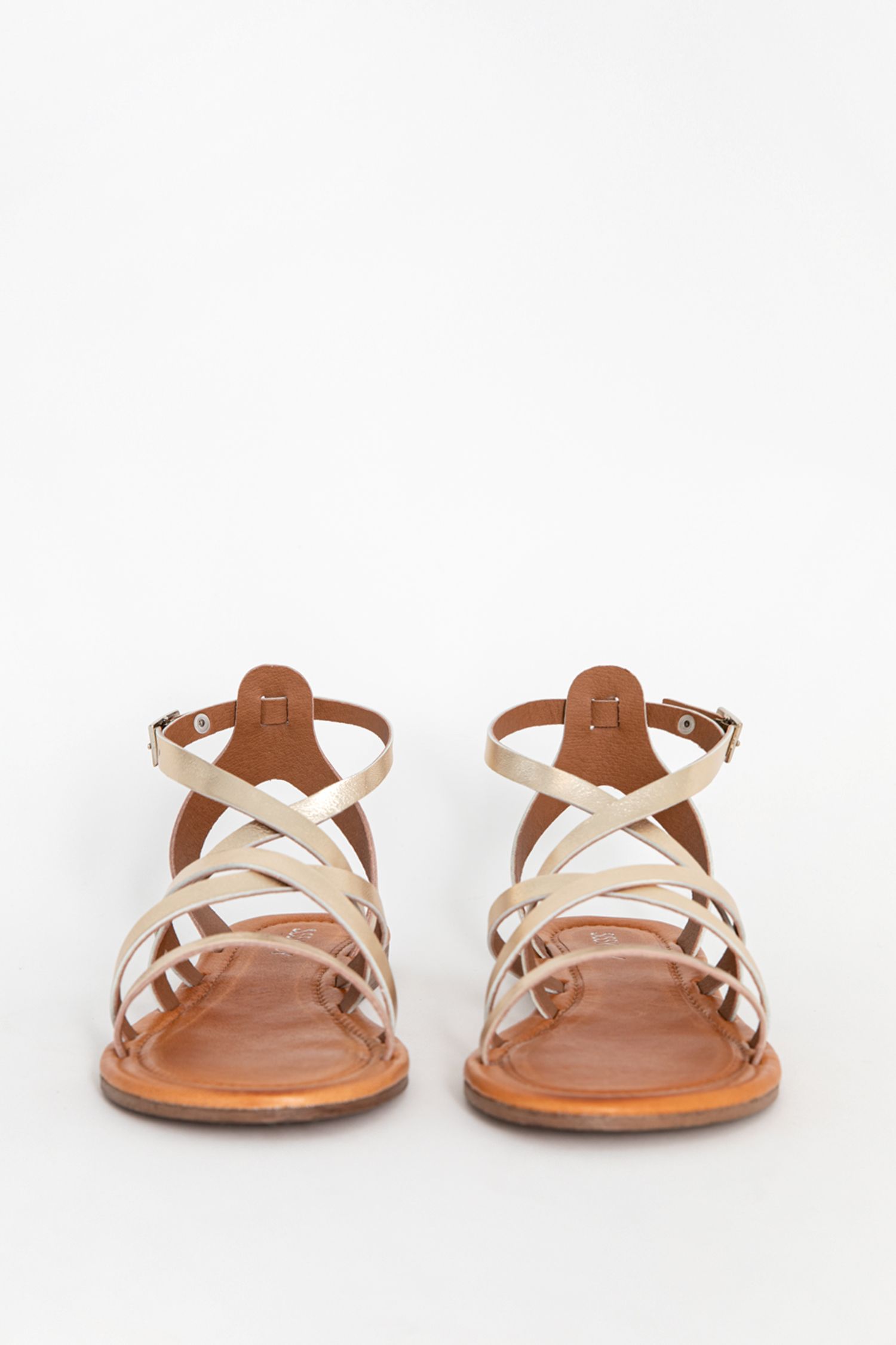 Goudkleurige sales sandalen dames