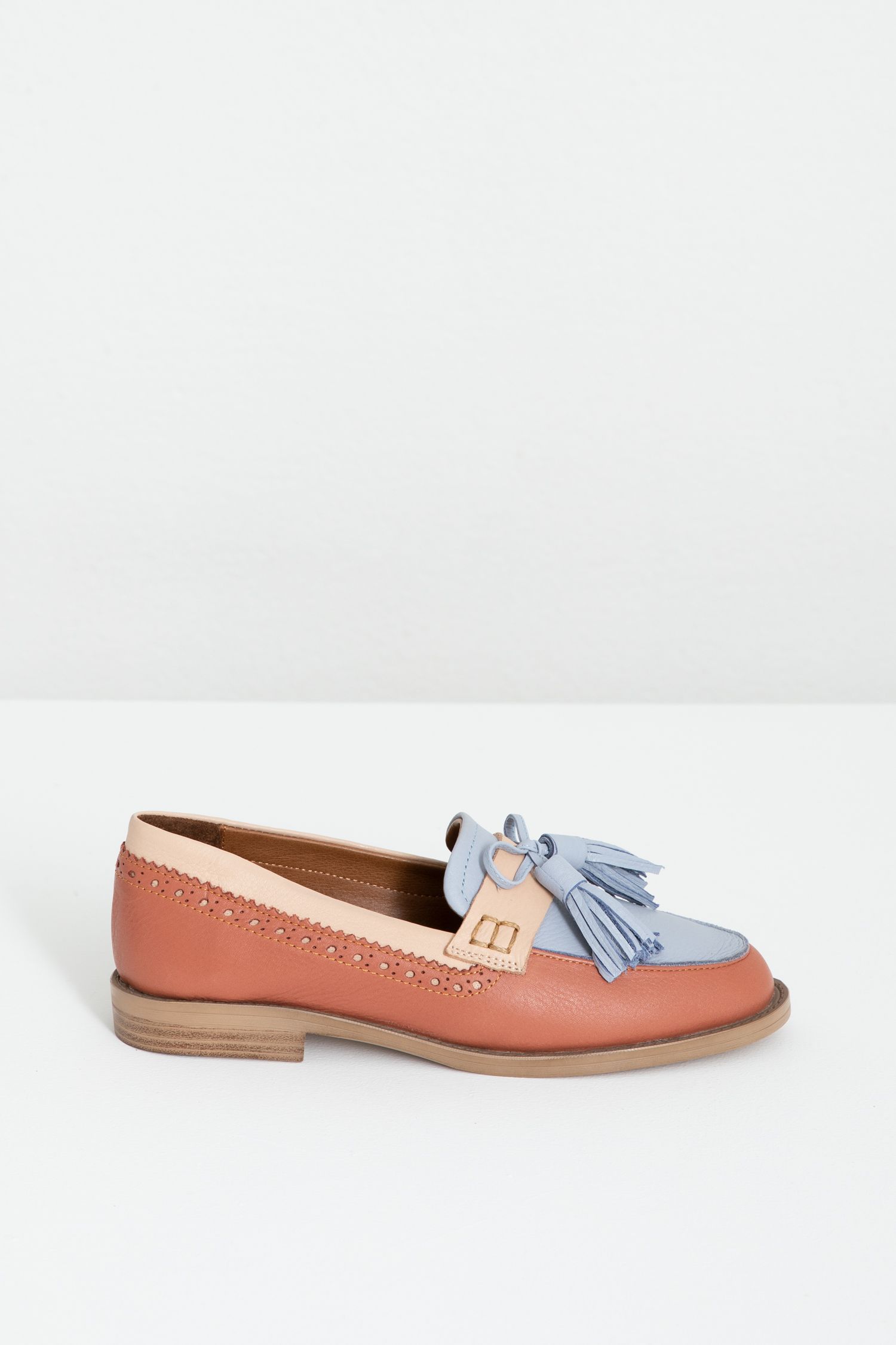 womens multi colored loafers