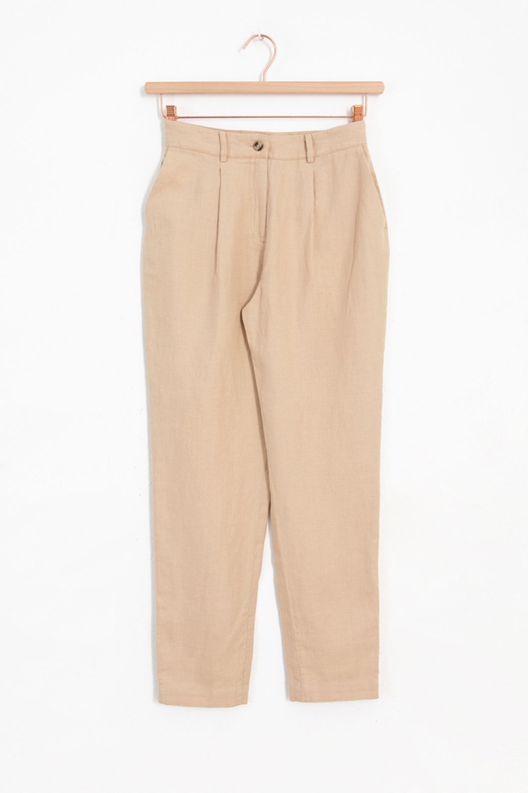 Leinenhose - beige
