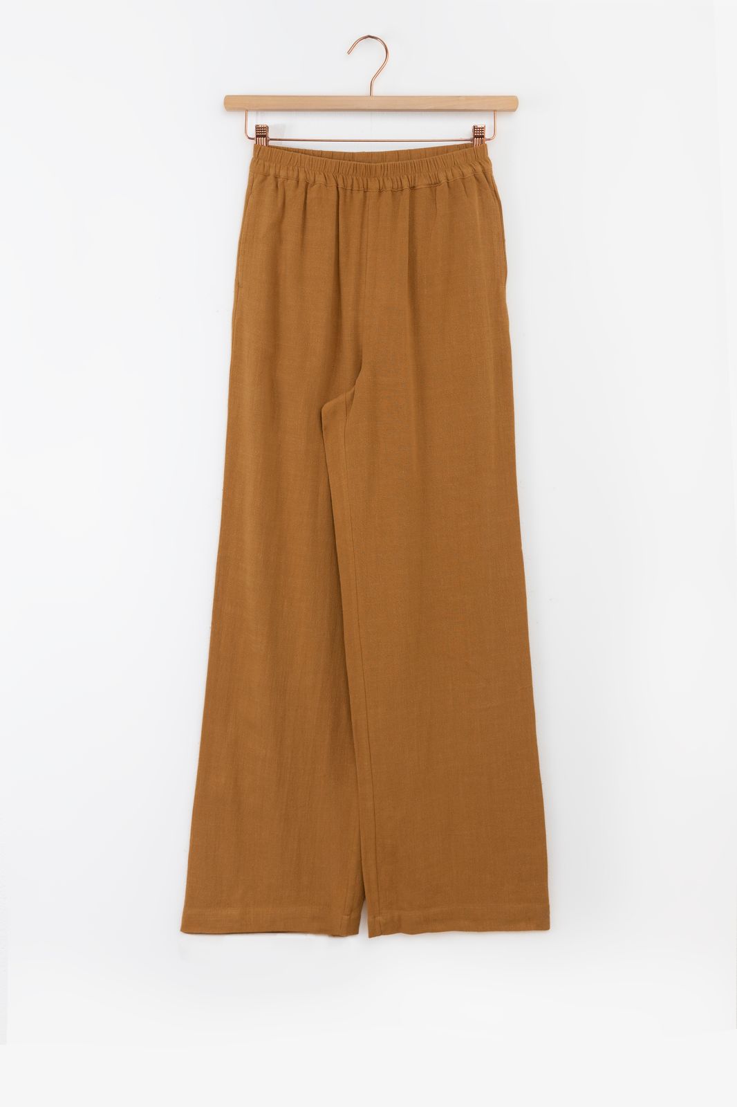 Weite Hose - braun