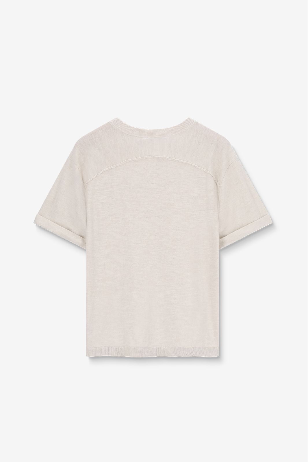 Pull tricoté - beige