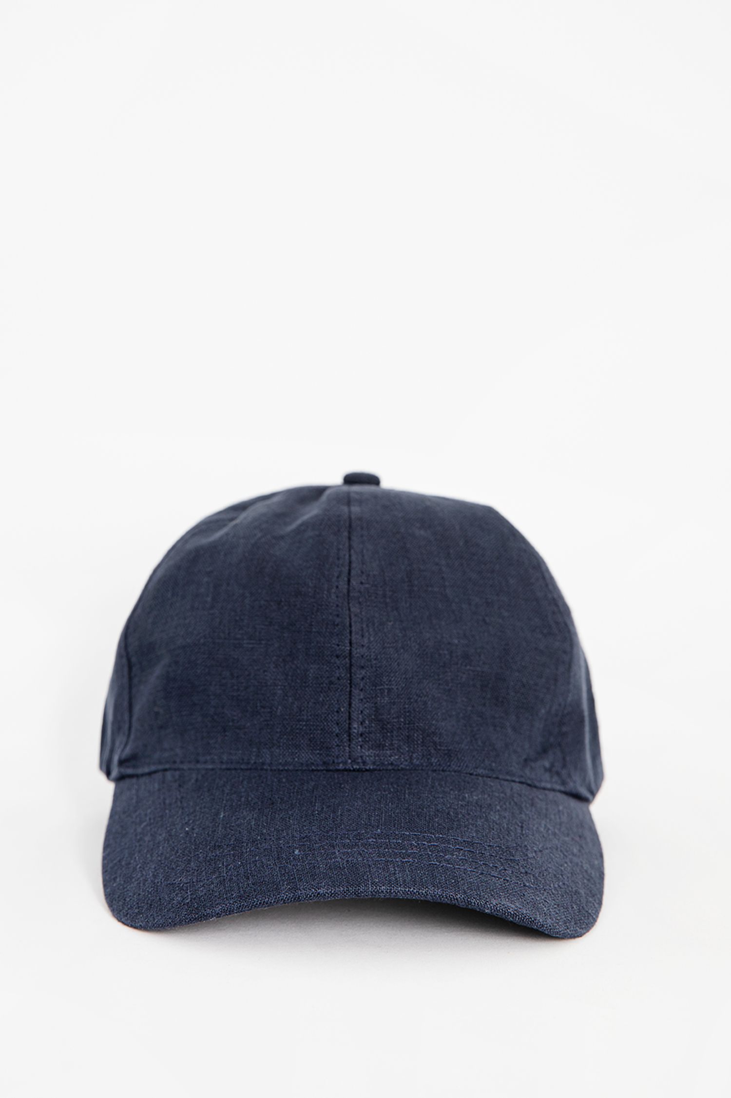 Donkerblauwe linnen pet - Dames | Sissy-Boy