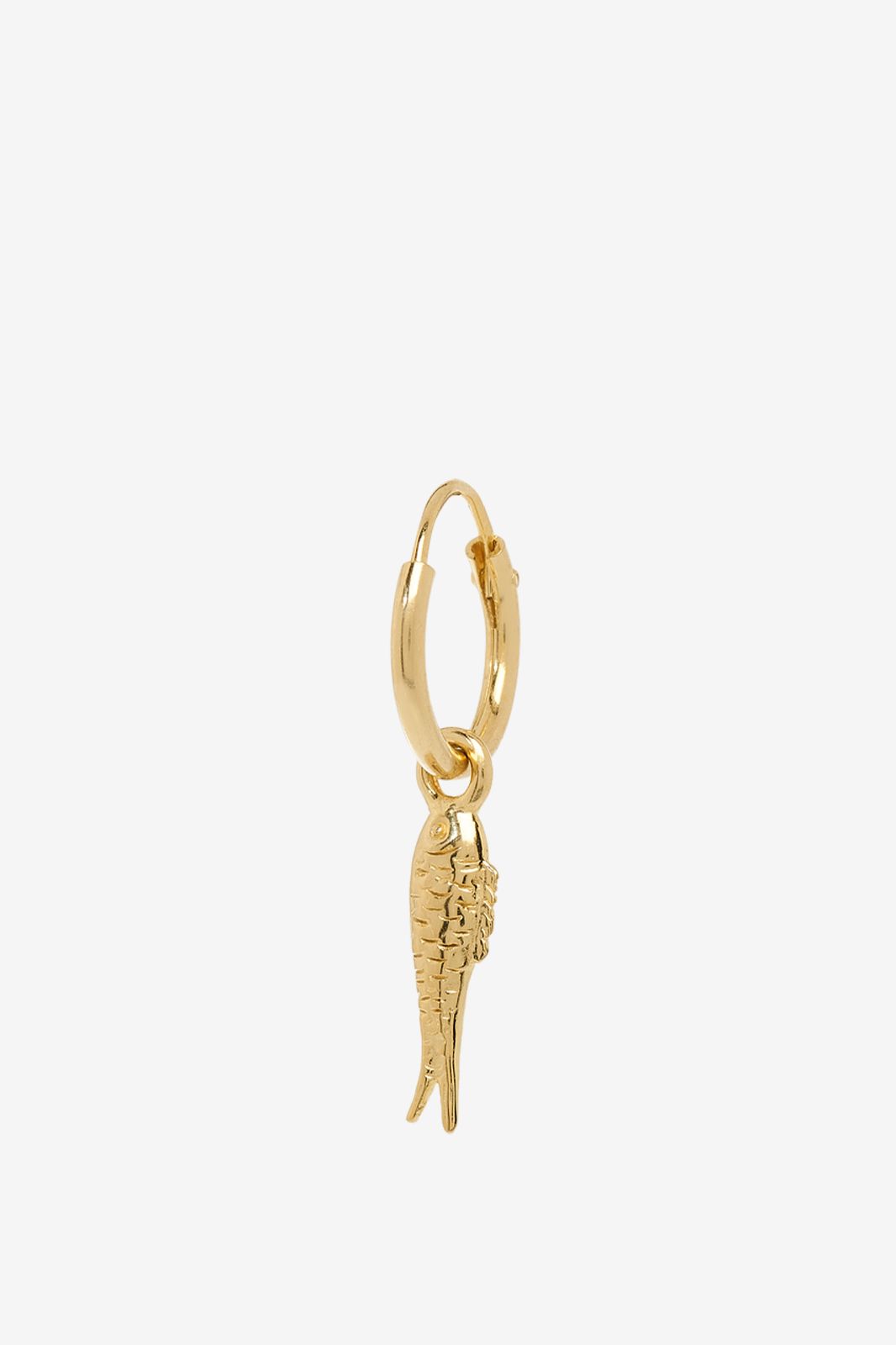 Anna + Nina Ohrring Sardine - goldfarben