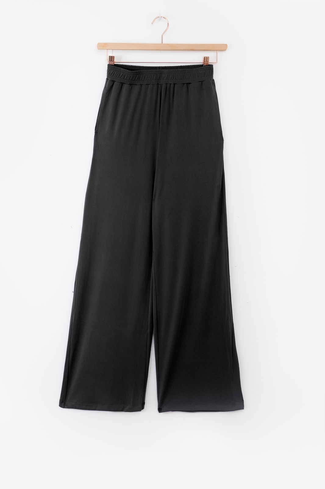 Pantalon jambes larges - noir