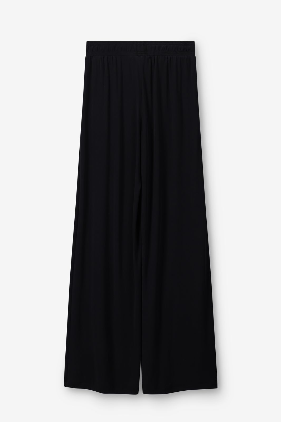 Pantalon jersey taille mi-haute - noir