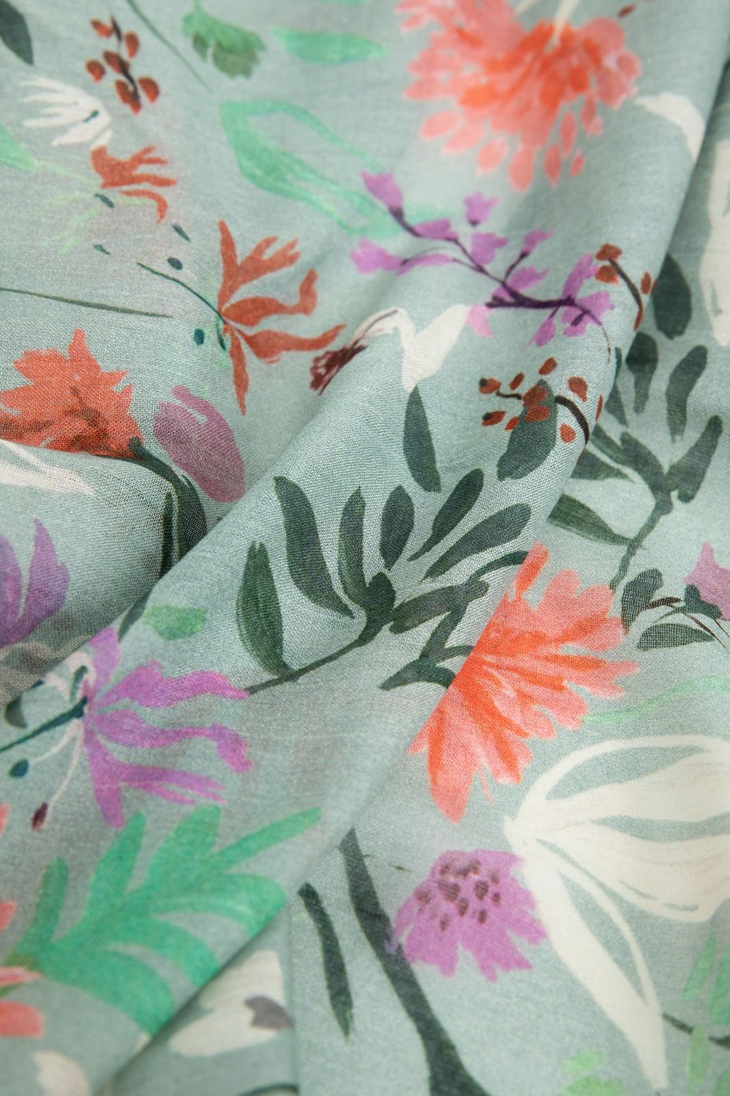 Foulard modal avec imprimé fleuri