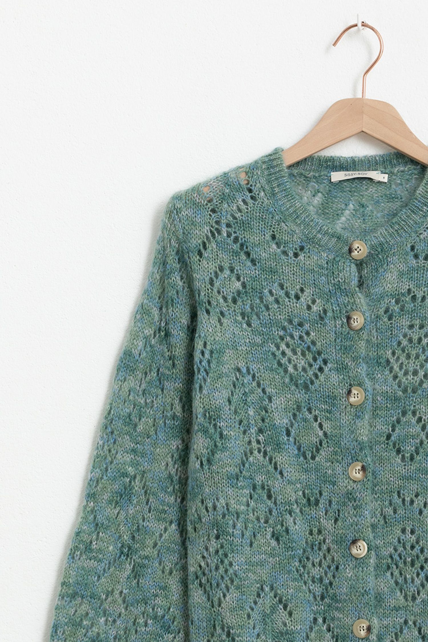 lange groene dames vesten