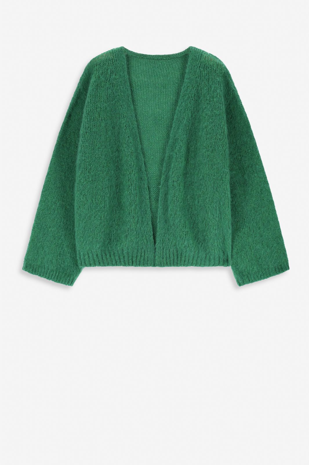 Gilet en maille douce - vert