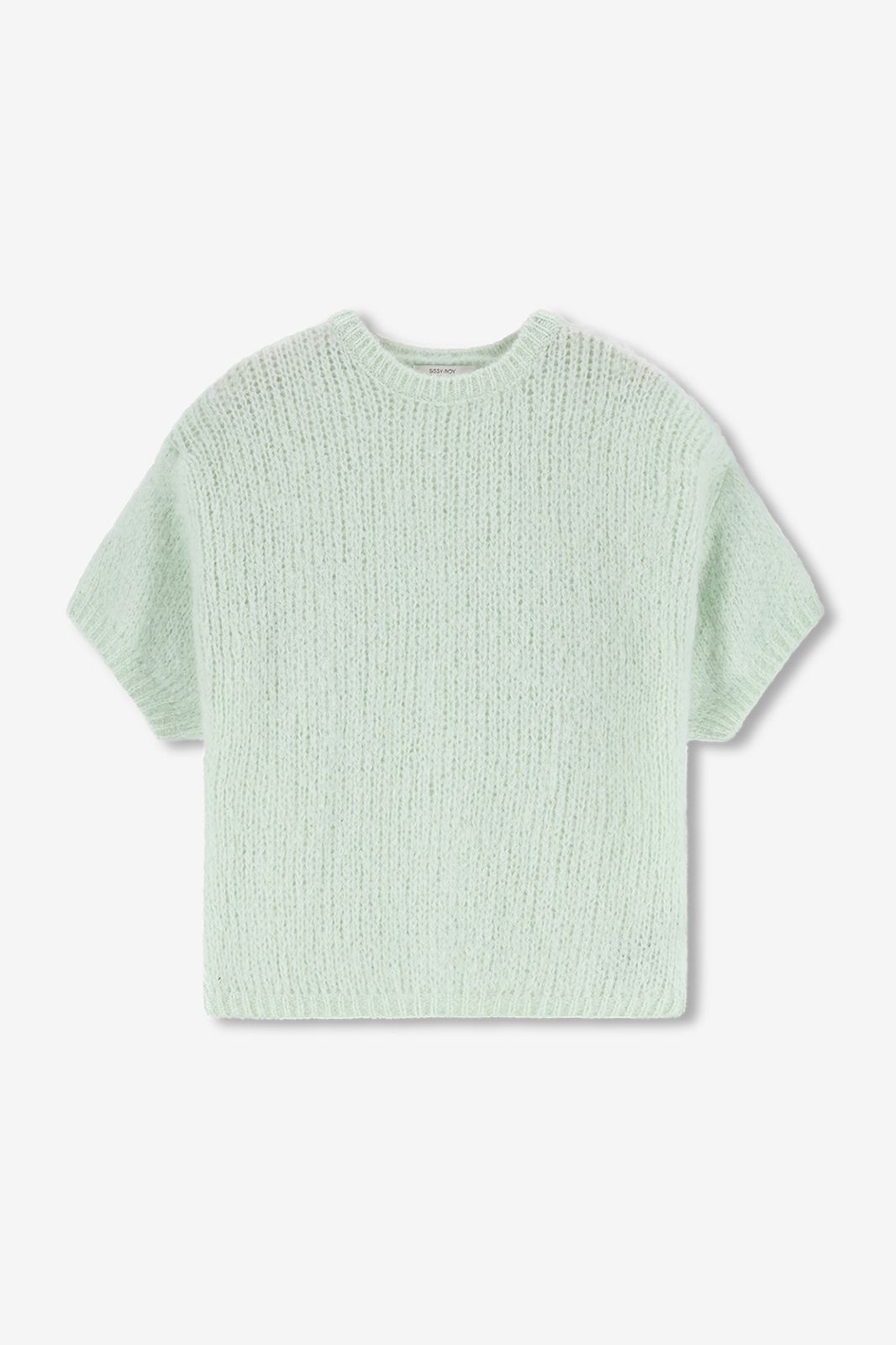Pull à manches courtes - vert clair
