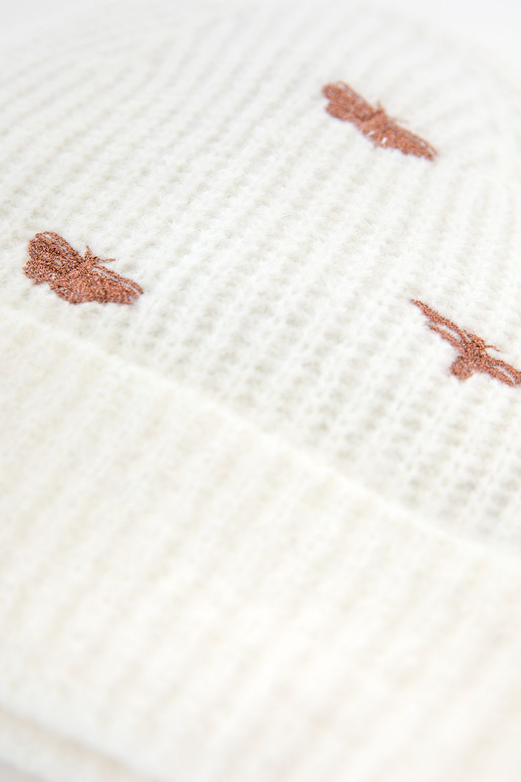 Beige muts met insecten embroidery - Dames | Sissy-Boy