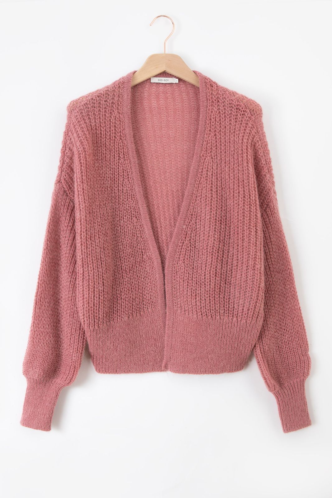 Strickjacke - rosa