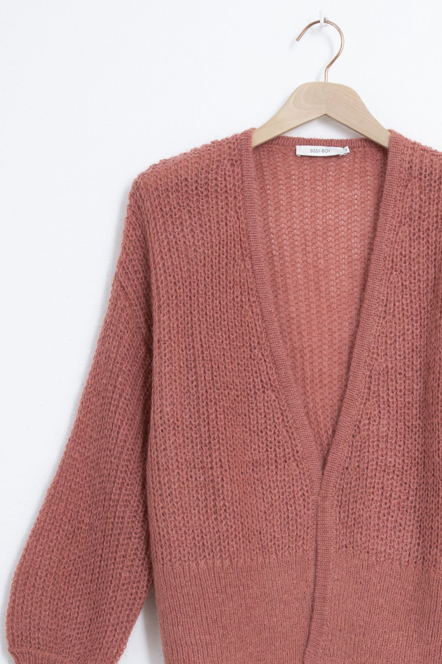 roze vest dames
