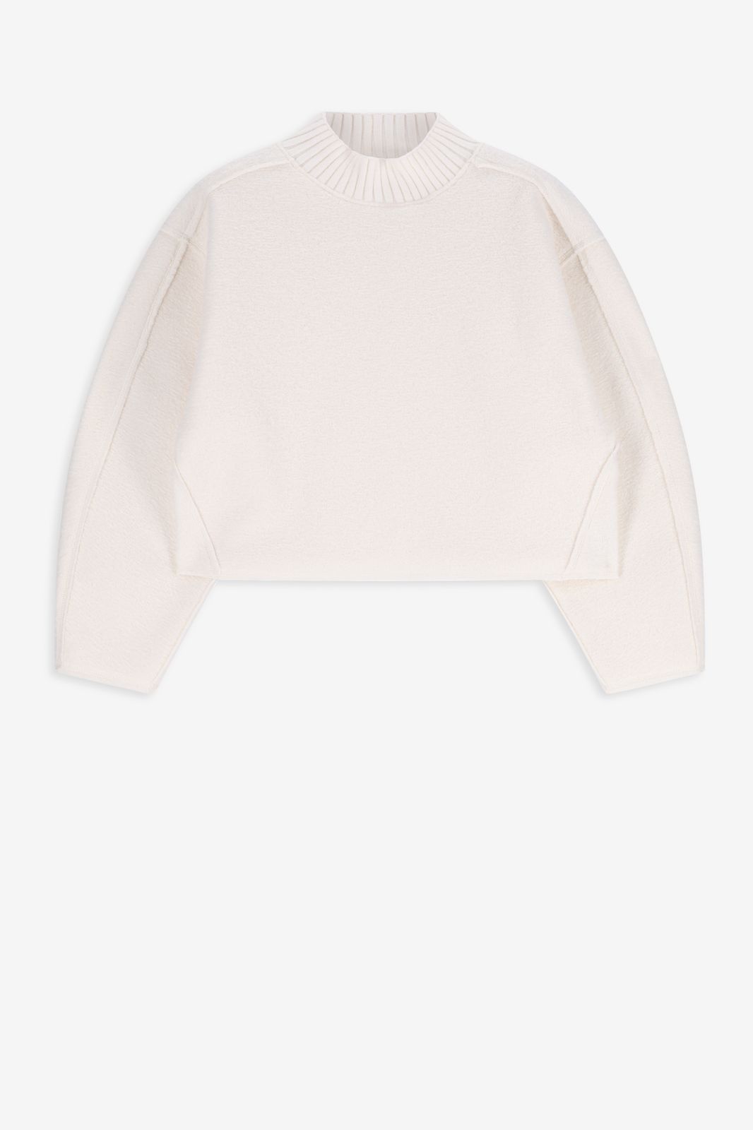 Sweat bouclé - blanc