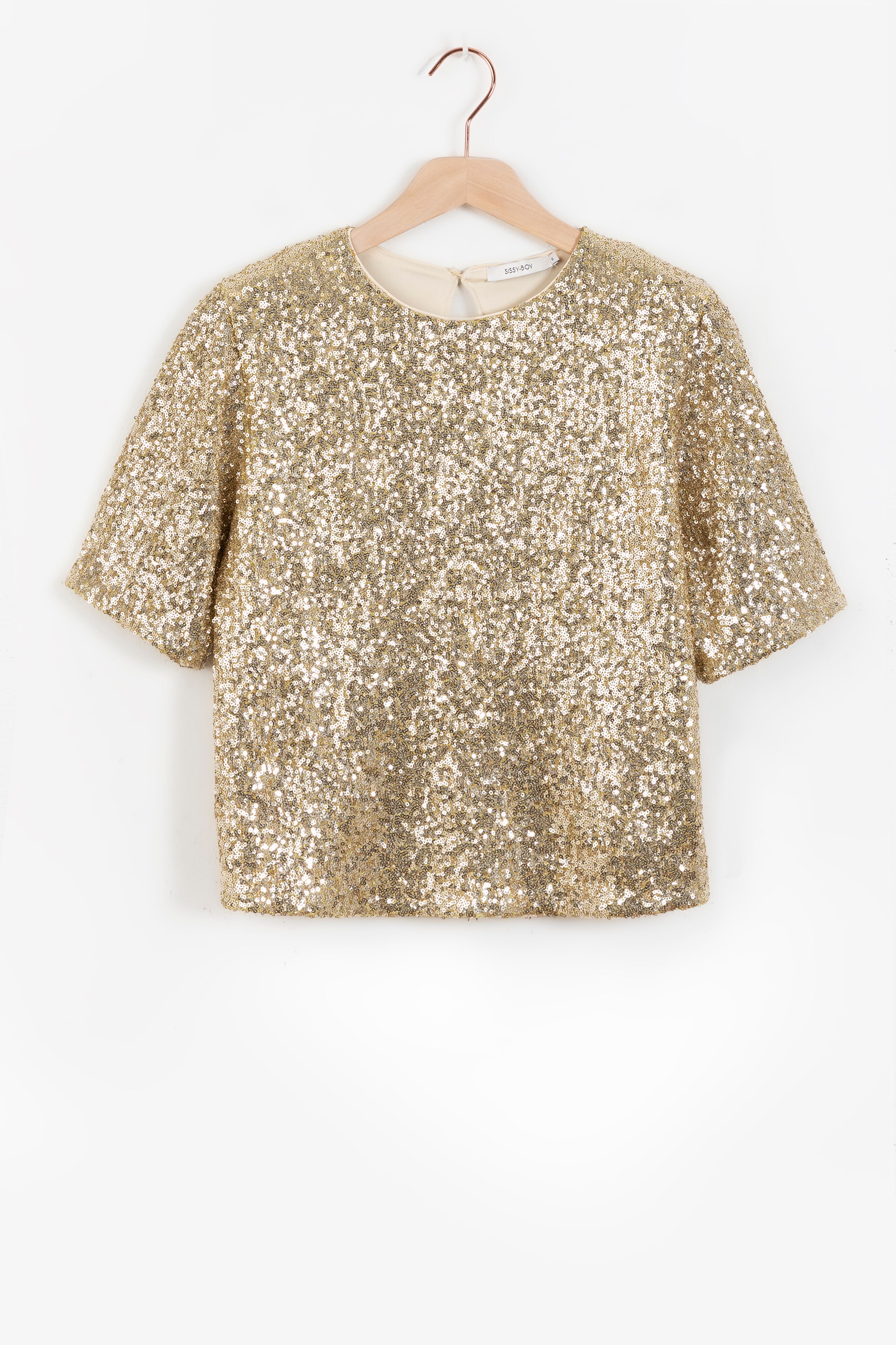 Shirt met glitters dames sale