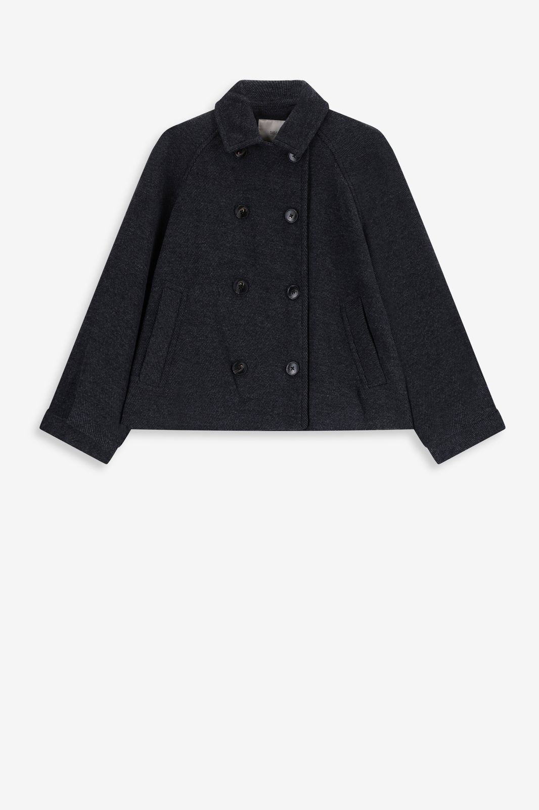 Trench court - gris foncé