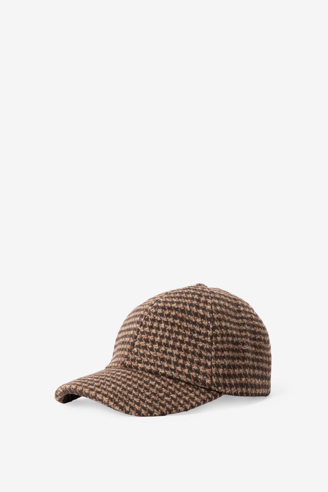 Casquette à carreaux - marron
