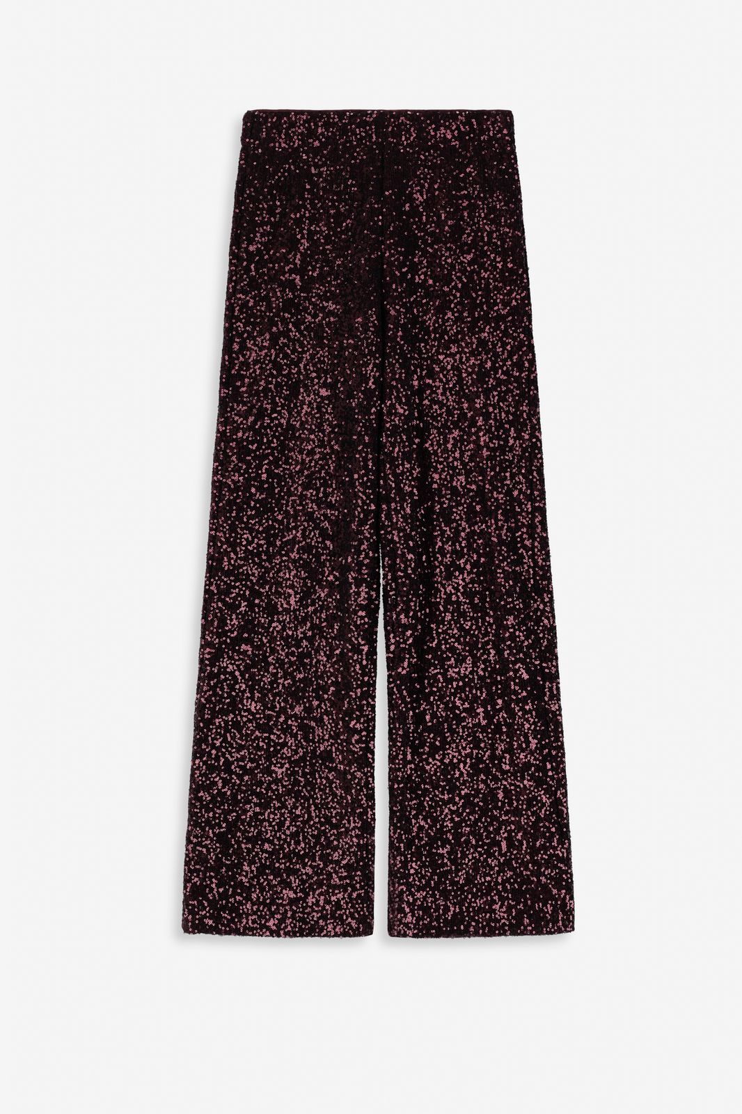 Pantalon à paillettes - marron foncé