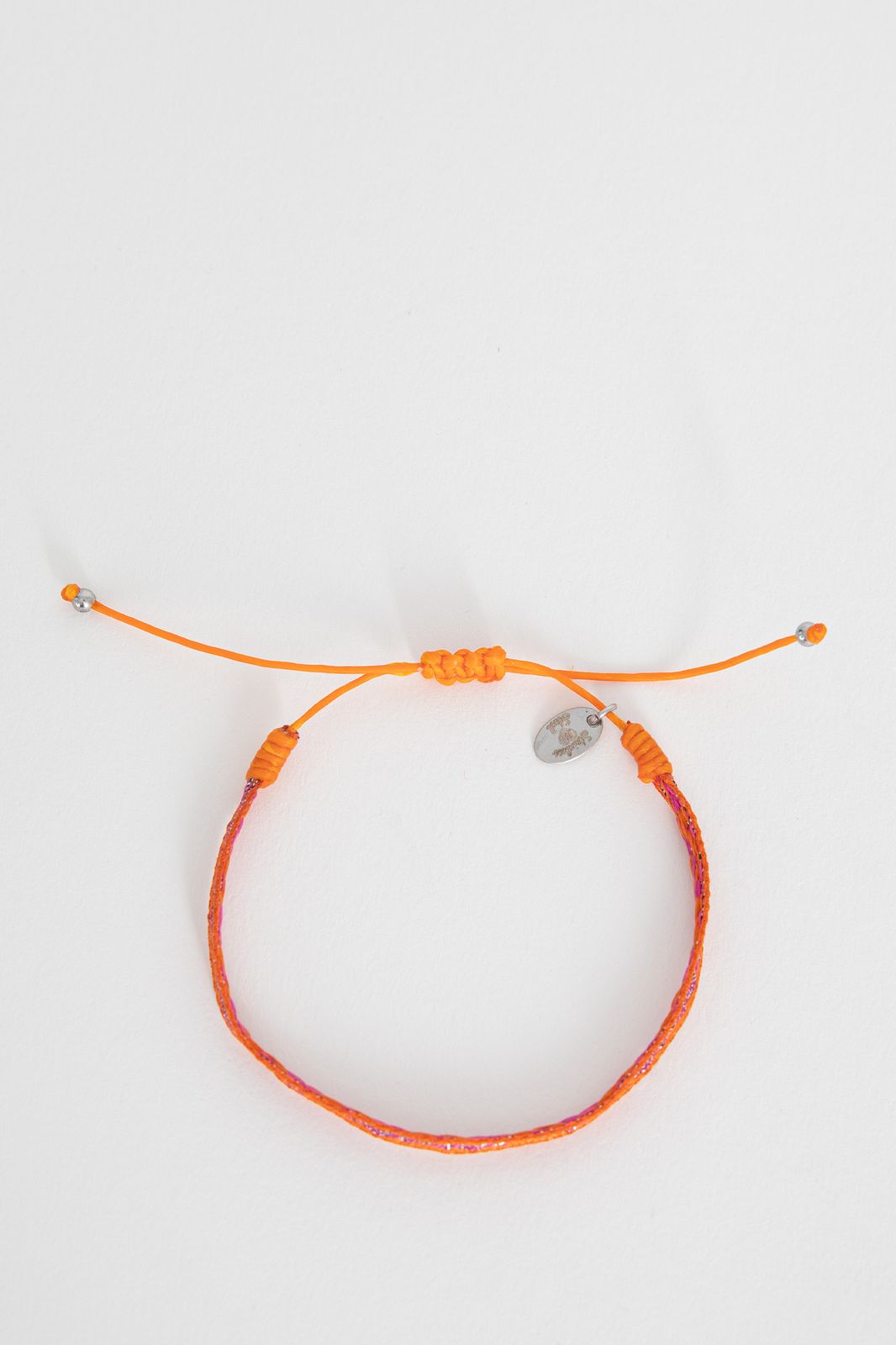 Bracelet tissé - orange