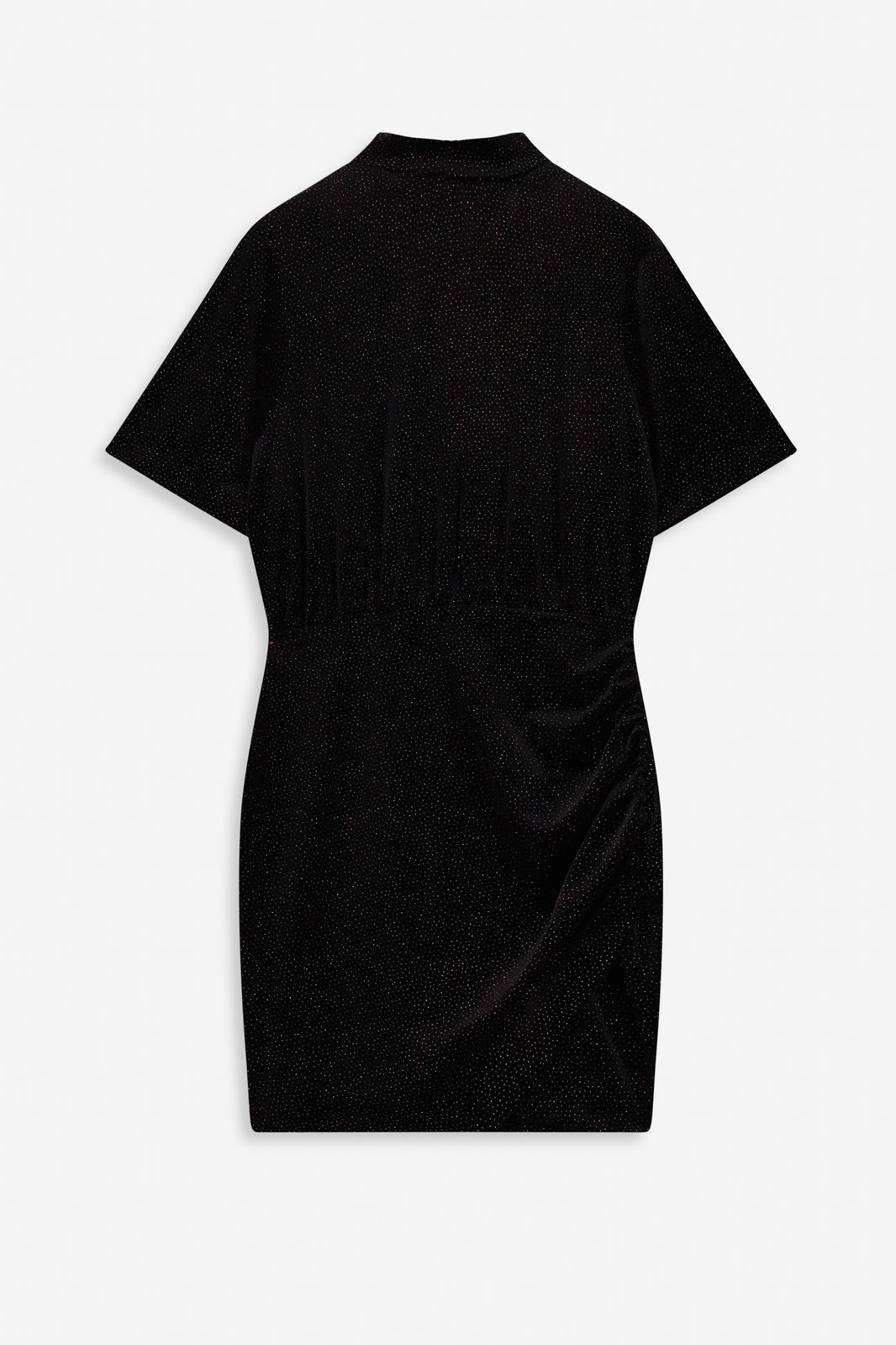 Robe en velours à paillettes - noir