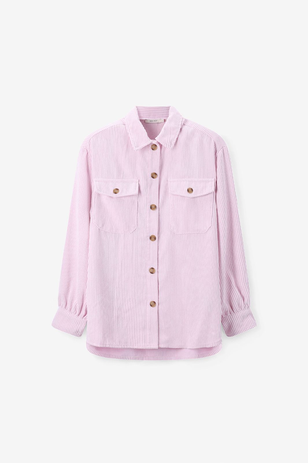 Veste en velours côtelé - rose clair