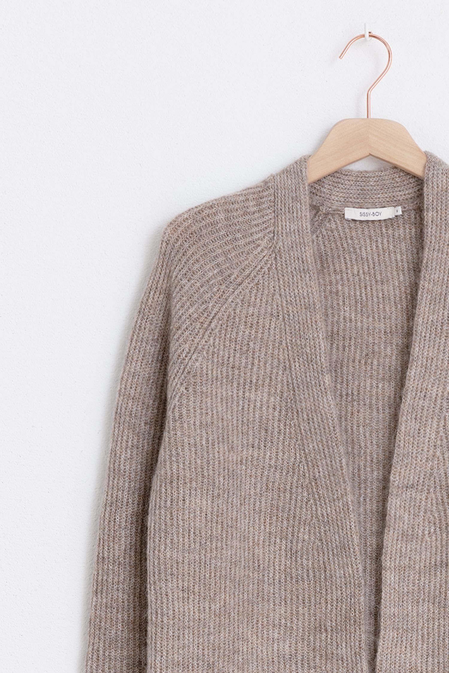 vest taupe dames