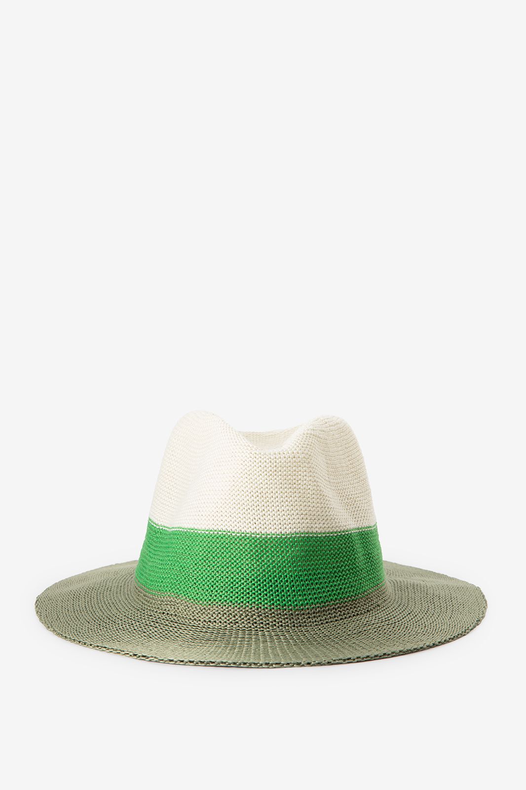 Chapeau color block - vert