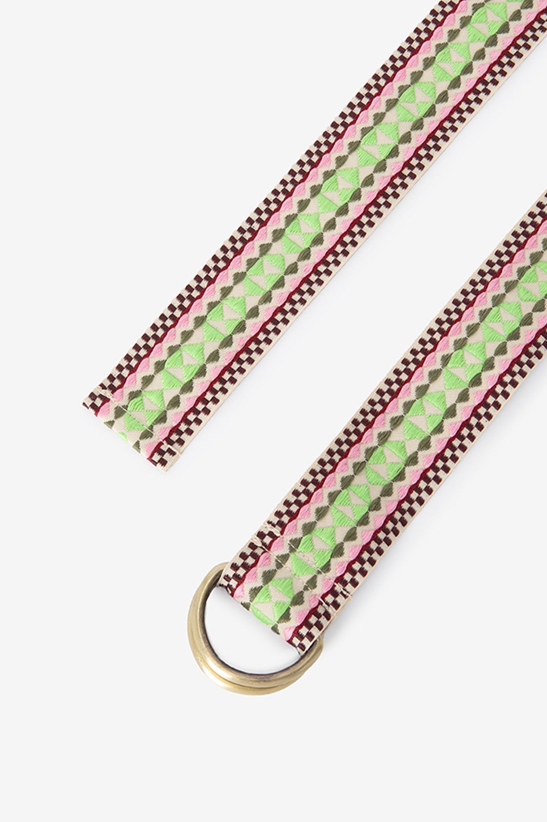 Ceinture jacquard - vert