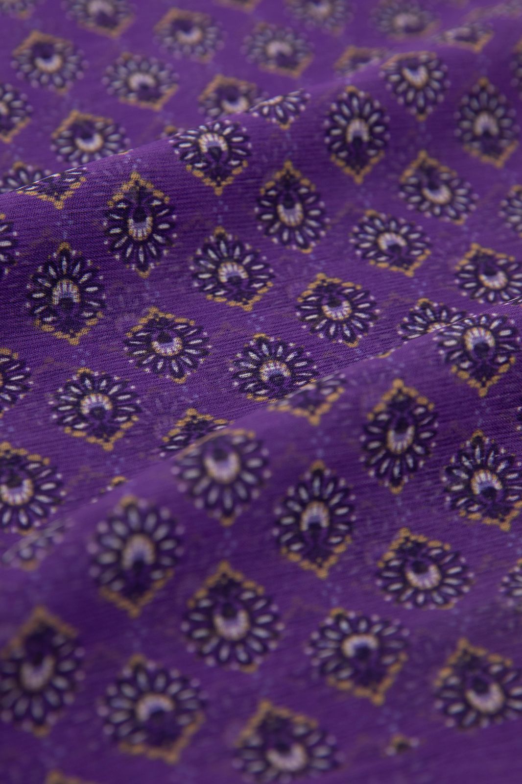 Foulard avec imprimé - violet foncé
