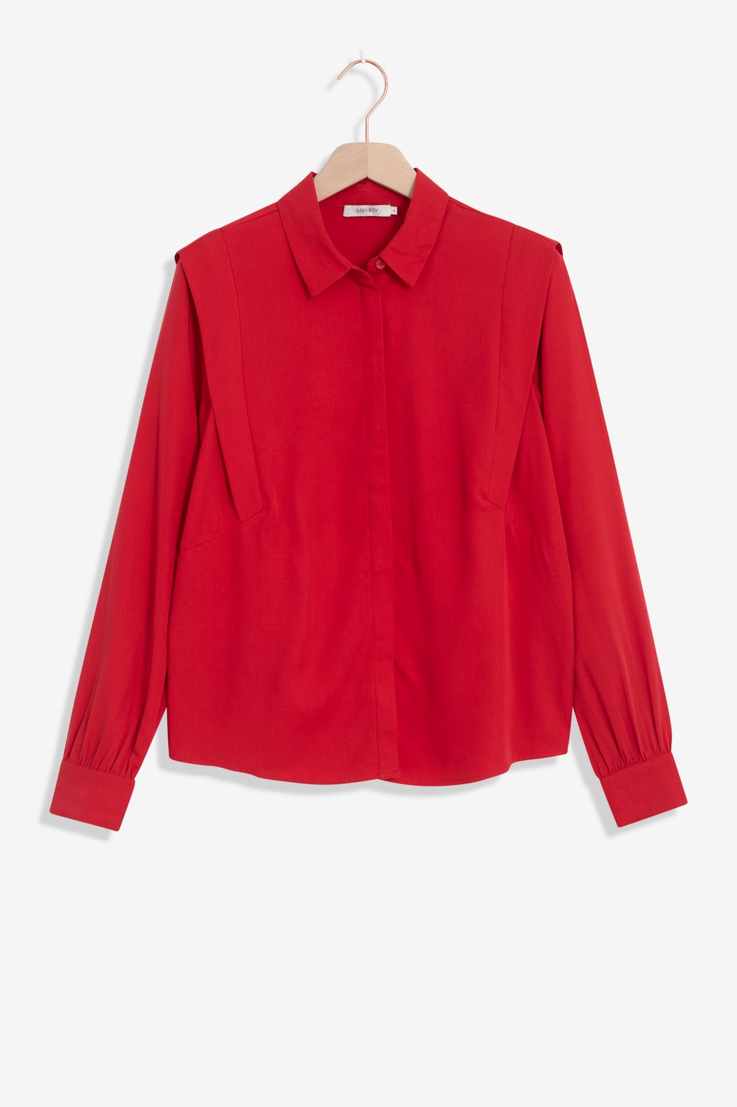 Middellandse Zee commentaar Sociologie Rode blouse met schouderdetail - Dames | Sissy-Boy