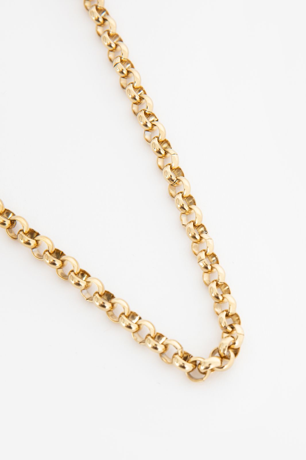 Grobe Gliederkette - goldfarben