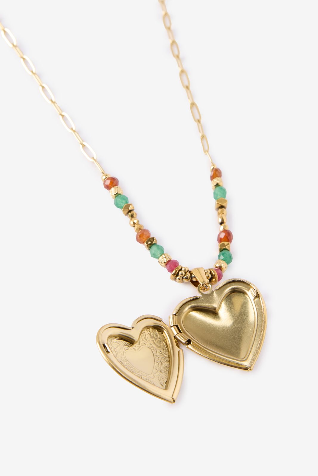 Gold-plated Kette mit Herz-Anhänger